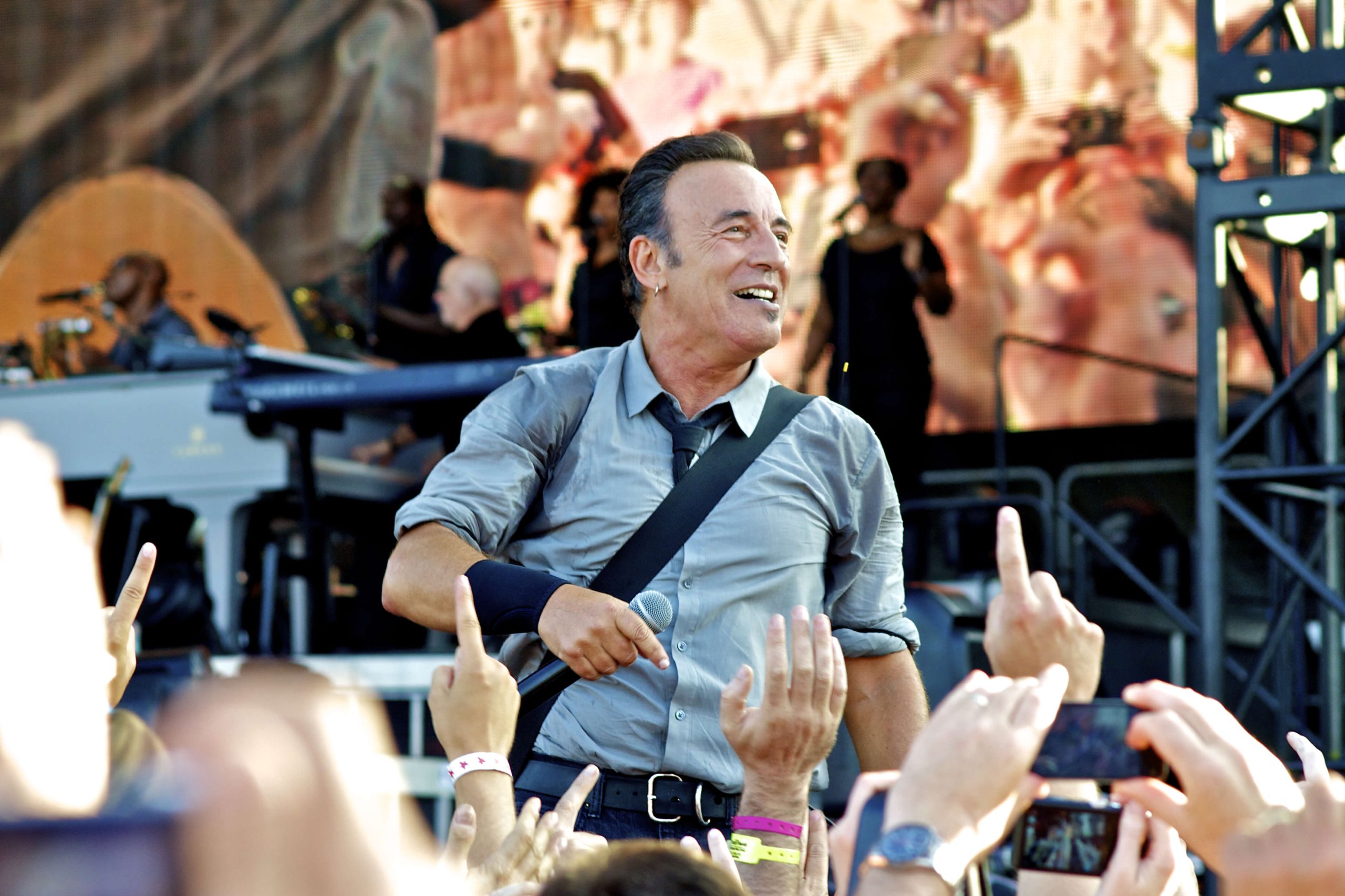 bruce springsteen who played in slane castle