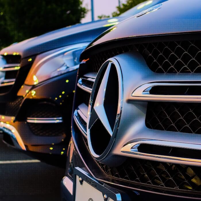 Dublin Chauffeur Services front grill of car